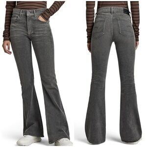 G-STAR RAW Women's 3301 Flare Jeans Faded Grey Generation